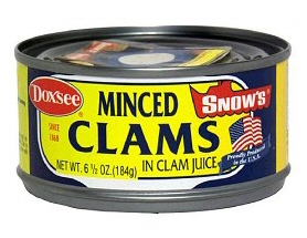 Doxsee Minced Clams - 6.5oz can